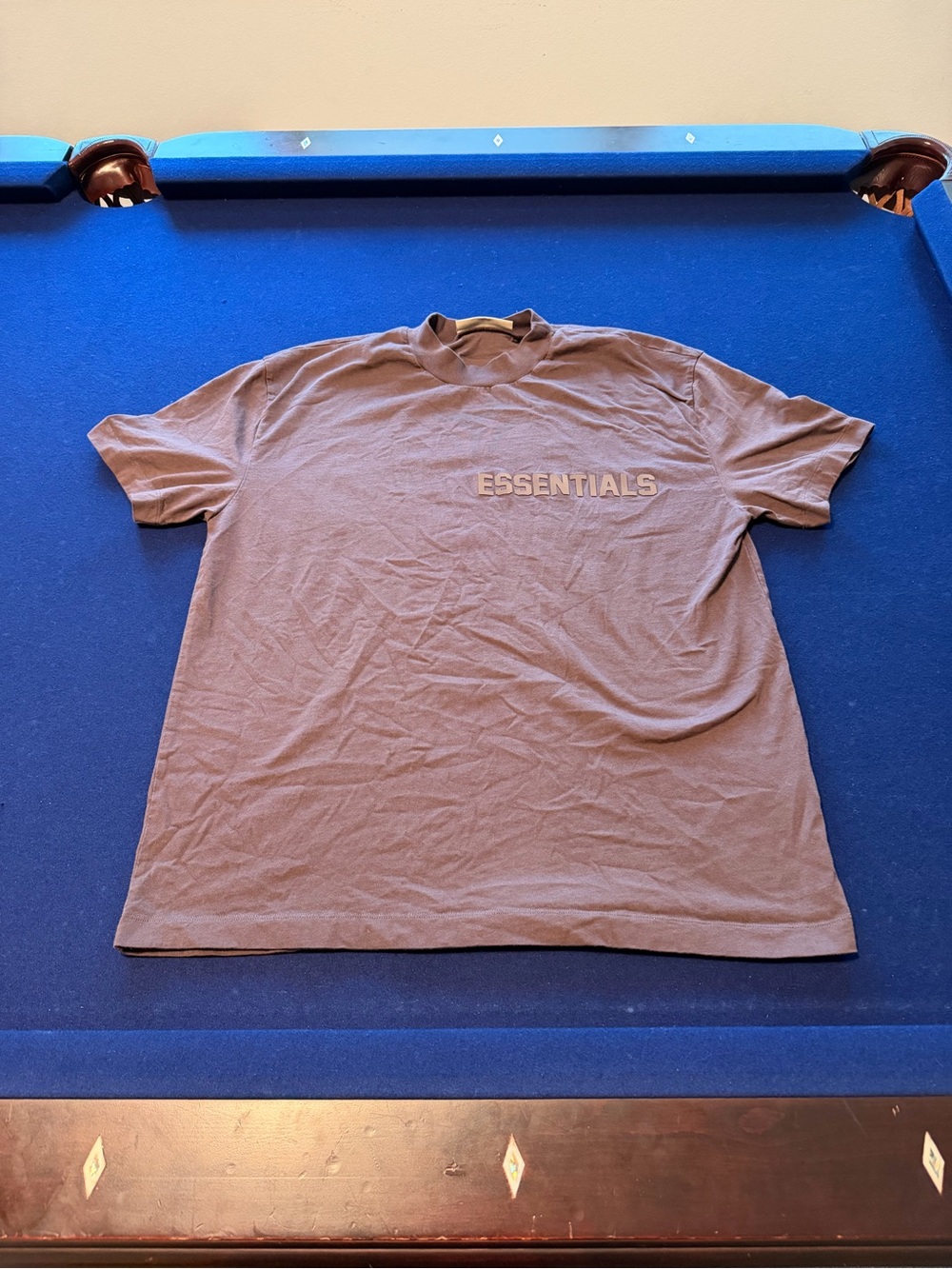ESSENTIALS Brown Short Sleeve Logo Tee